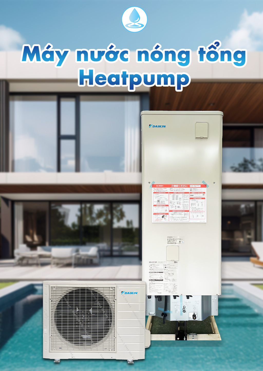 Trang chủ 60 máy nước nóng tổng heatpump nhật bản của Smartwaterjpn